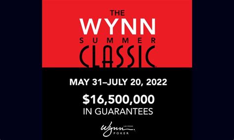 The 2022 Wynn Summer Classic .